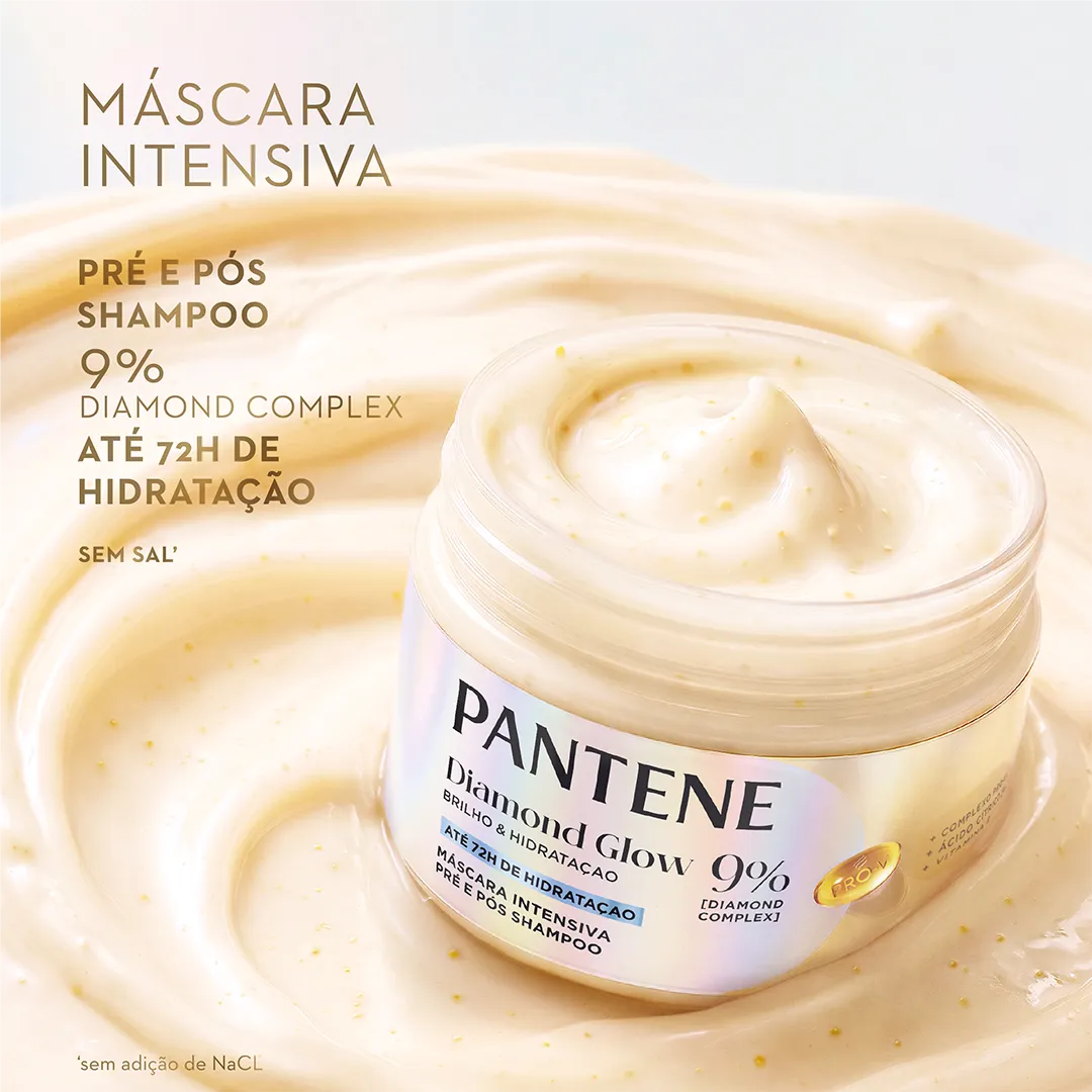 Máscara Intensiva pré e pós shampoo 9% Diamond Complex