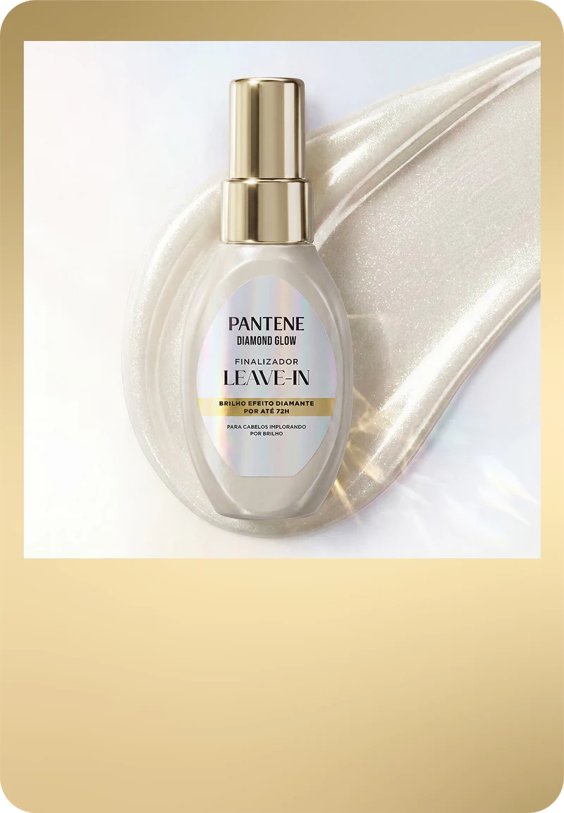 LEAVE-IN PANTENE PRO-V DIAMOND GLOW BRILHO DIAMANTE E HIDRATAÇÃO 60 ML