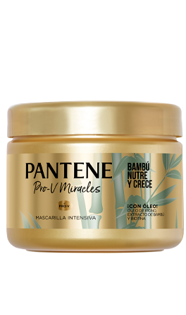 Mascarilla Intensiva Bambú Nutre y Crece de la línea Pantene Pro-V Miracles