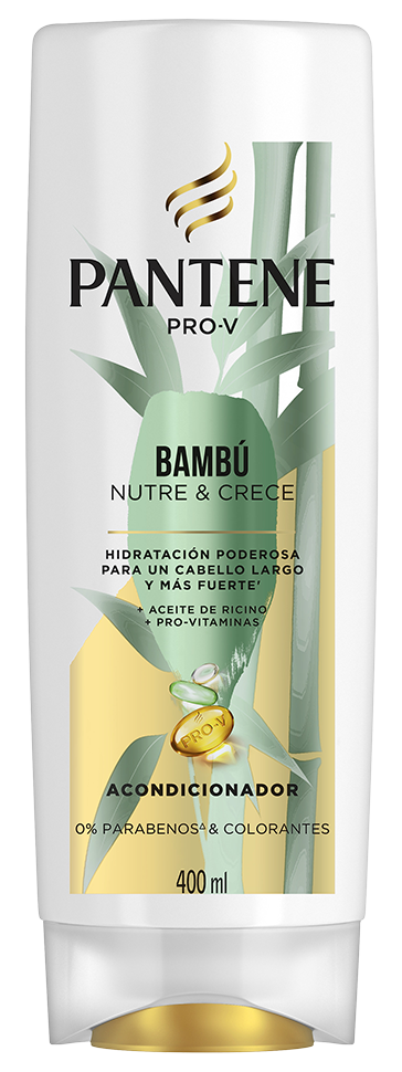 Botella del Acondicionador Bambú Nutre & Crece de Pantene