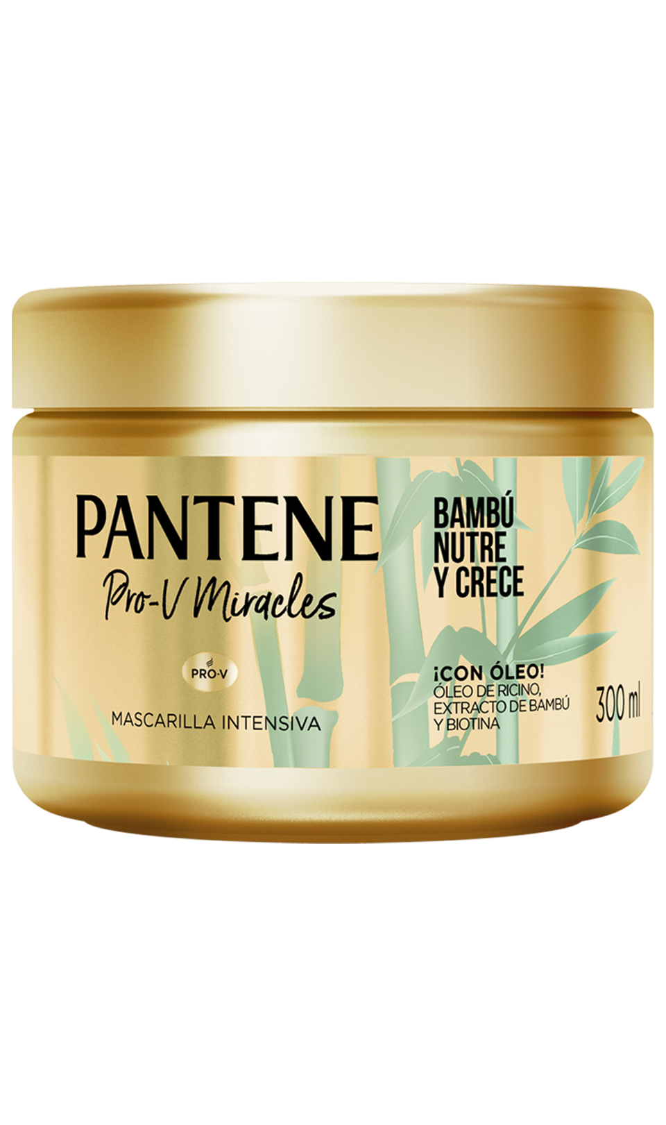 Mascarilla Intensiva Bambú Nutre y Crece de la línea Pantene Pro-V Miracles