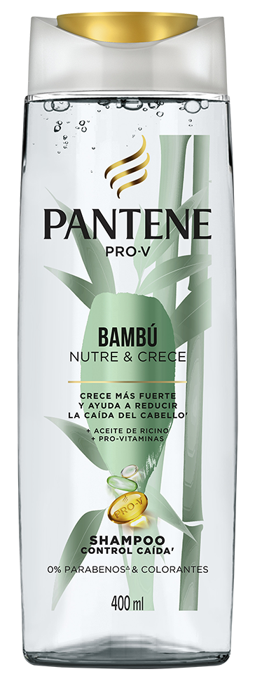 Botella de Shampoo Pantene Bambú Nutre & Crece de Pantene