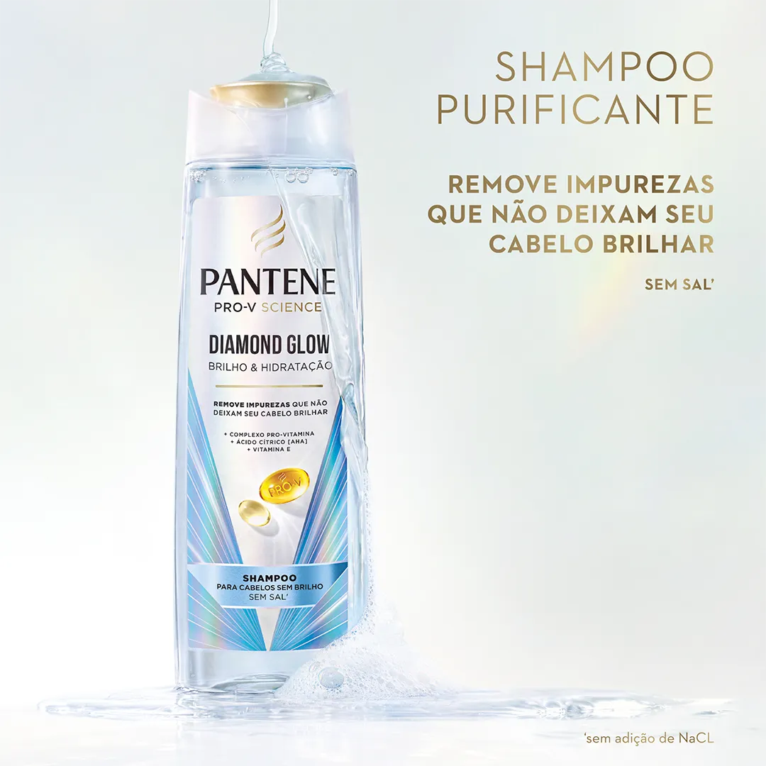 Shampoo Purificante, Remove impurezas que não deixam seu cabelo brilhar