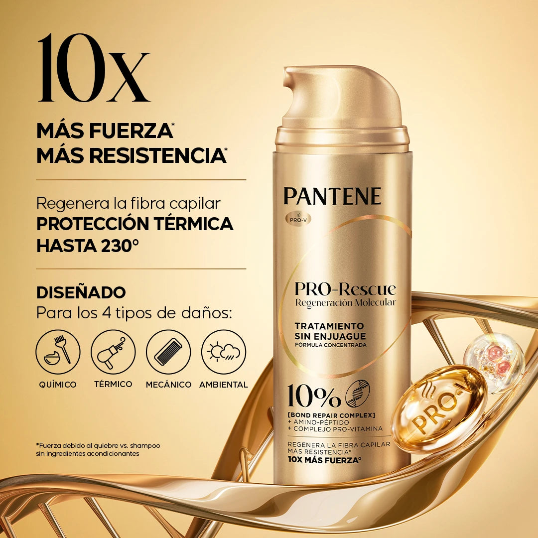 Botella de tratamiento pro-rescue Molecular Bond Repair 10x más fuerza y más resistencia