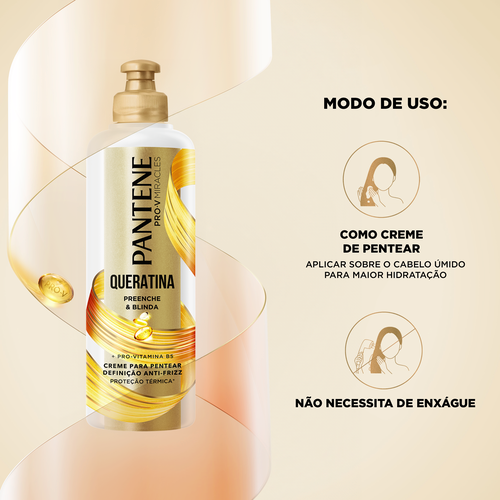 Imagem do produto: Creme para pentear Queratina Preenche & Blinda.